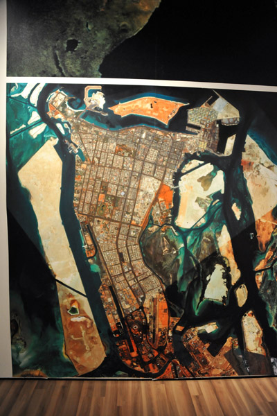 Satellite Image of Abu Dhabi