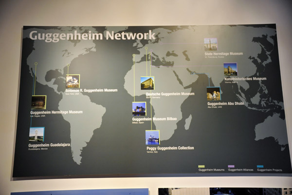 Branches of the Guggenheim Museum around the world