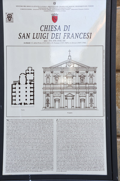 Information about Chiesa S. Luigi dei Francesi