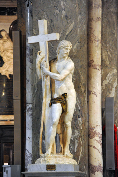 Michelangelo's statue of Christ Carrying the Cross