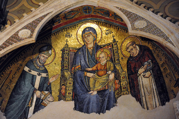 Mosaic from the Tomb of  Guglielmo Durand, Vescovo di Mende, 13th C.