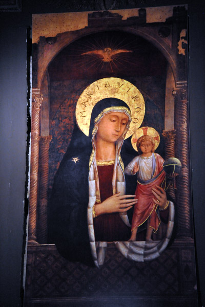 Virgin and Child by Fra Angelico placed near his tomb