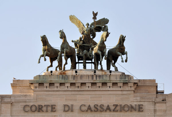 Quadriga of the Corte Di Cassazione, Rome