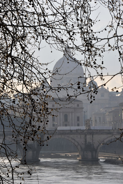 St. Peter's Basilica & River Tiber