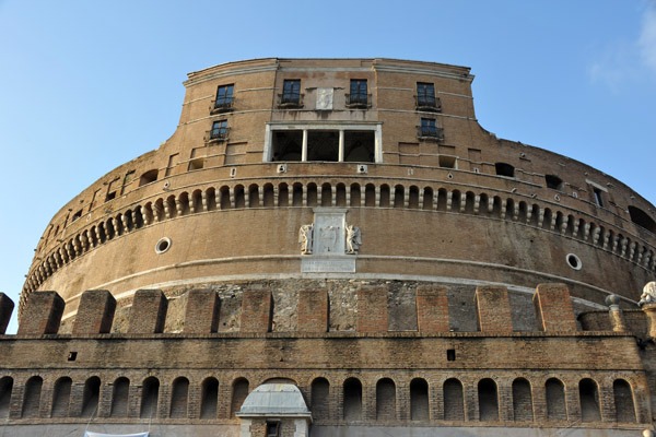 The main tower of Castel Sant'Angelo - the former Mausoleum of the Emperor Hadrian