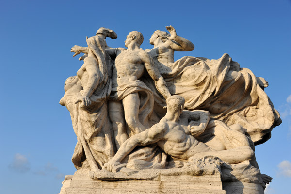 Sculpture on the Vittorio Emanuele II Bridge, Rome