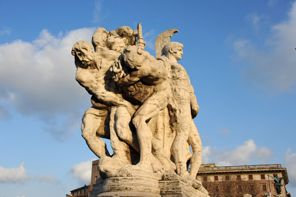 Sculpture - Ponte Vittorio Emanuele II, Rome