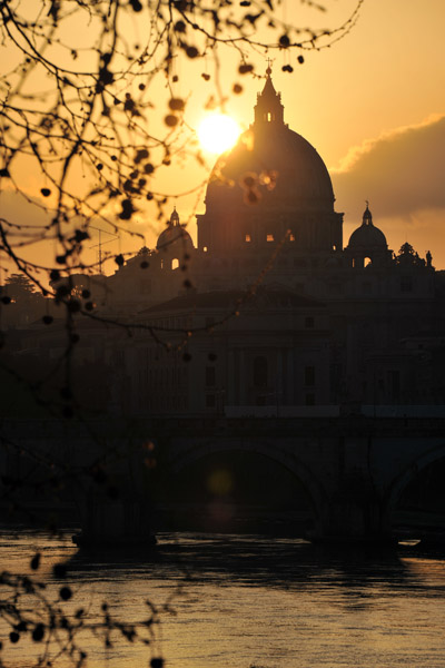 Sunset - St. Peters and the Tiber