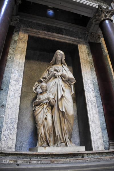 St Anne and the Blessed Virgin by Il Lorenzone