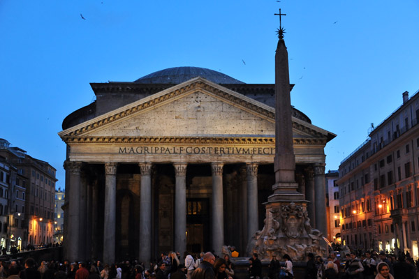 Pantheon, as dusk