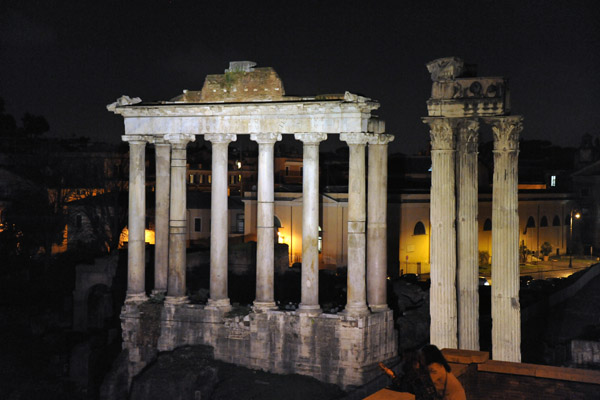 Roman Forum - Temple of Vespasian and Temple of Saturn