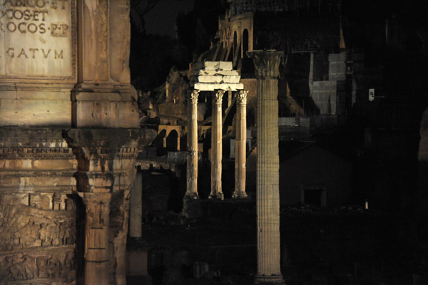 Roman Forum - Temple of Castor and Pollux, Column of Phocas