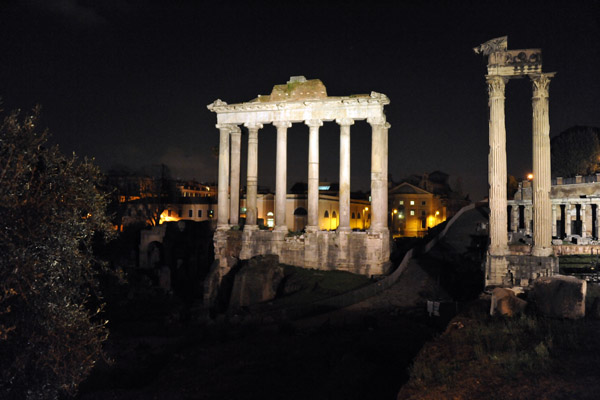 Roman Forum - Temple of Vespasian and Temple of Saturn