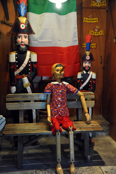 Wooden Pinocchio, Rome