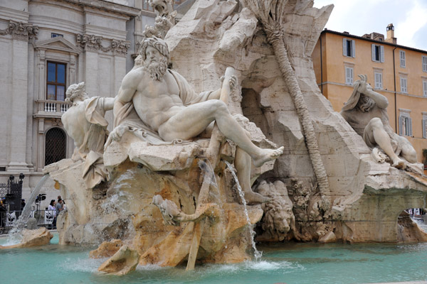 The Fountain of the Four Rivers, Piazza Navona