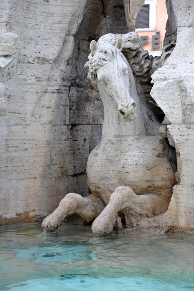 Horse - Fountain of the Four Rivers