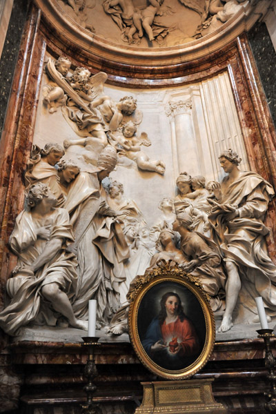 The Death of St. Cecilia by Antonio Raggi, 1660-1667