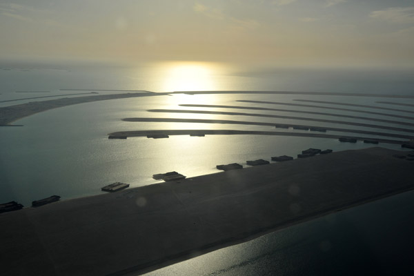 Palm Jebel Ali, late afternoon