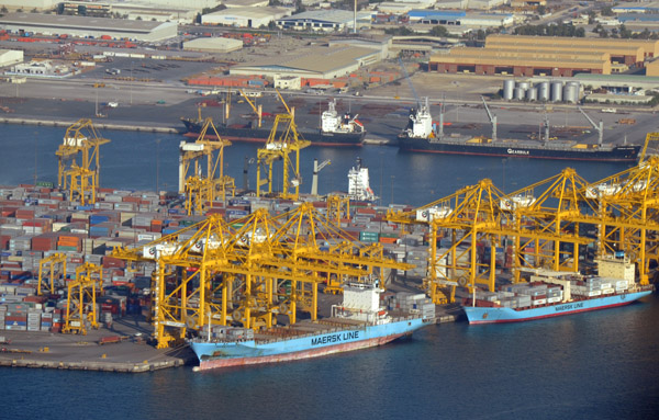 Port of Jebel Ali - Maersk container ships
