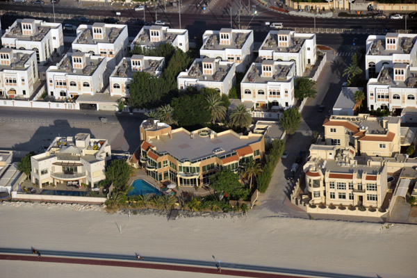 Villas along Jumeirah Beach