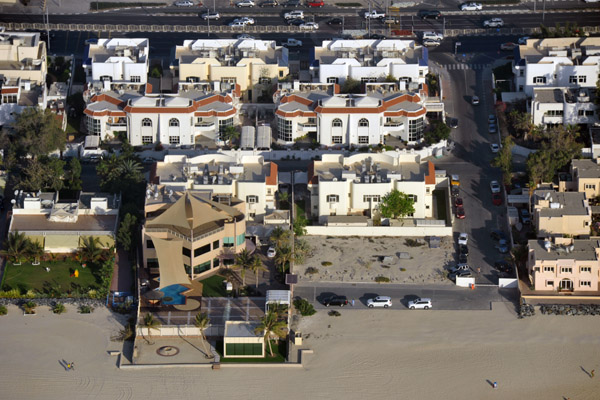 Villas along Jumeirah Beach
