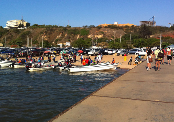 The Embarcadero pier, South Luanda