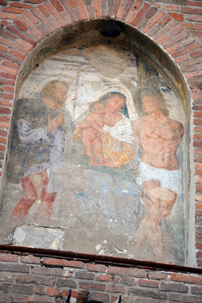 Mural with St. Sebastian, Castelvecchio