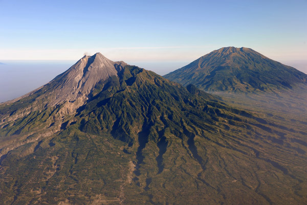 Gunung Merapi and Gunung Merbabu