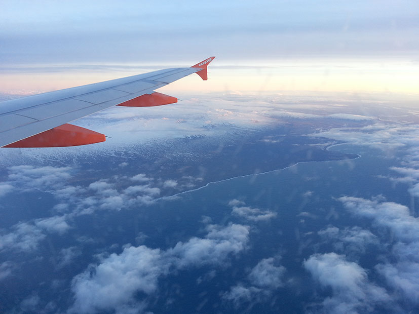 2014-02-18-09.31.55.jpg First sight of Iceland on our approach to Reykjavik -  A Santillo 2014 