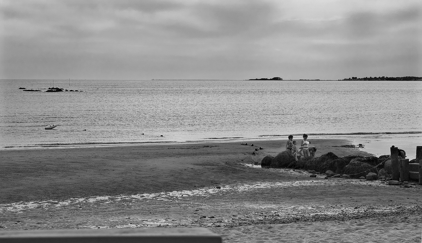 At the beach