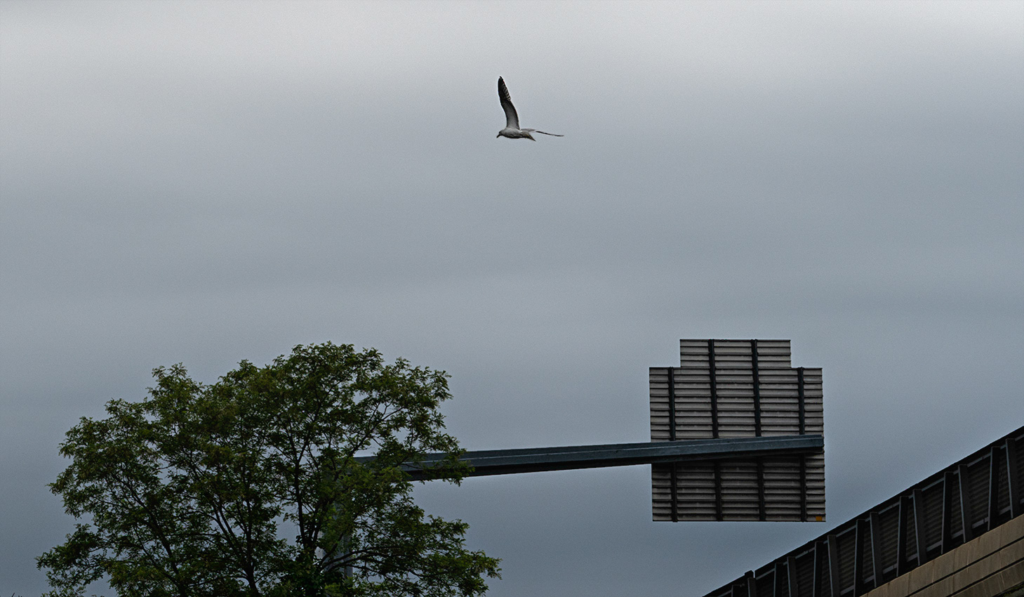 Over the Raymond E. Baldwin Bridge