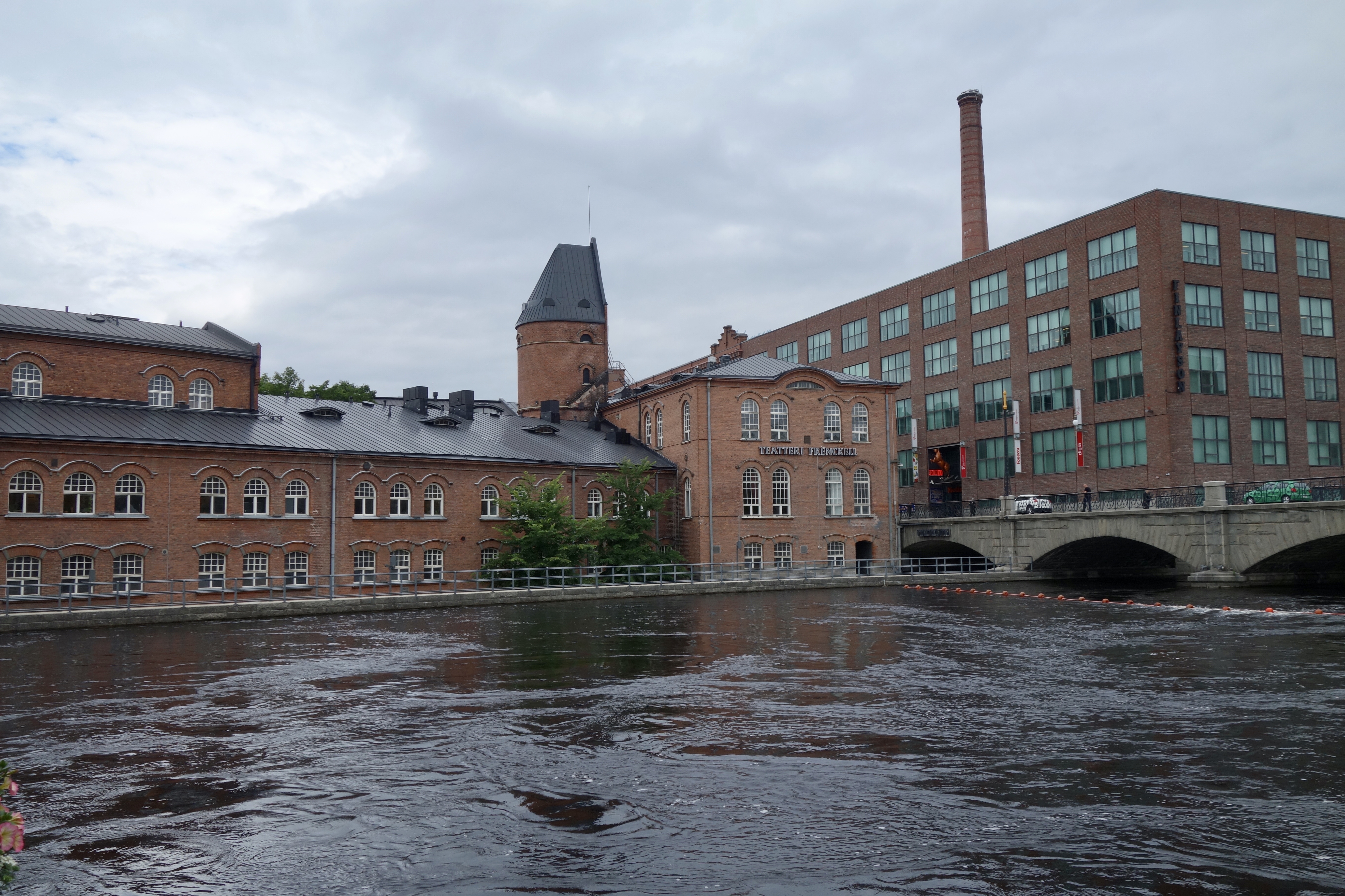 Former industrial buildings
