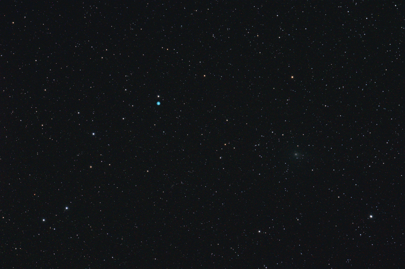 Comet 38P/Stephan-Oterma and The Eskimo Nebula 08-Nov-2018 