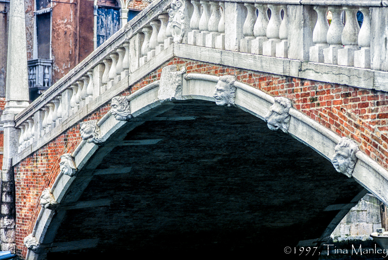 Faces on a Bridge