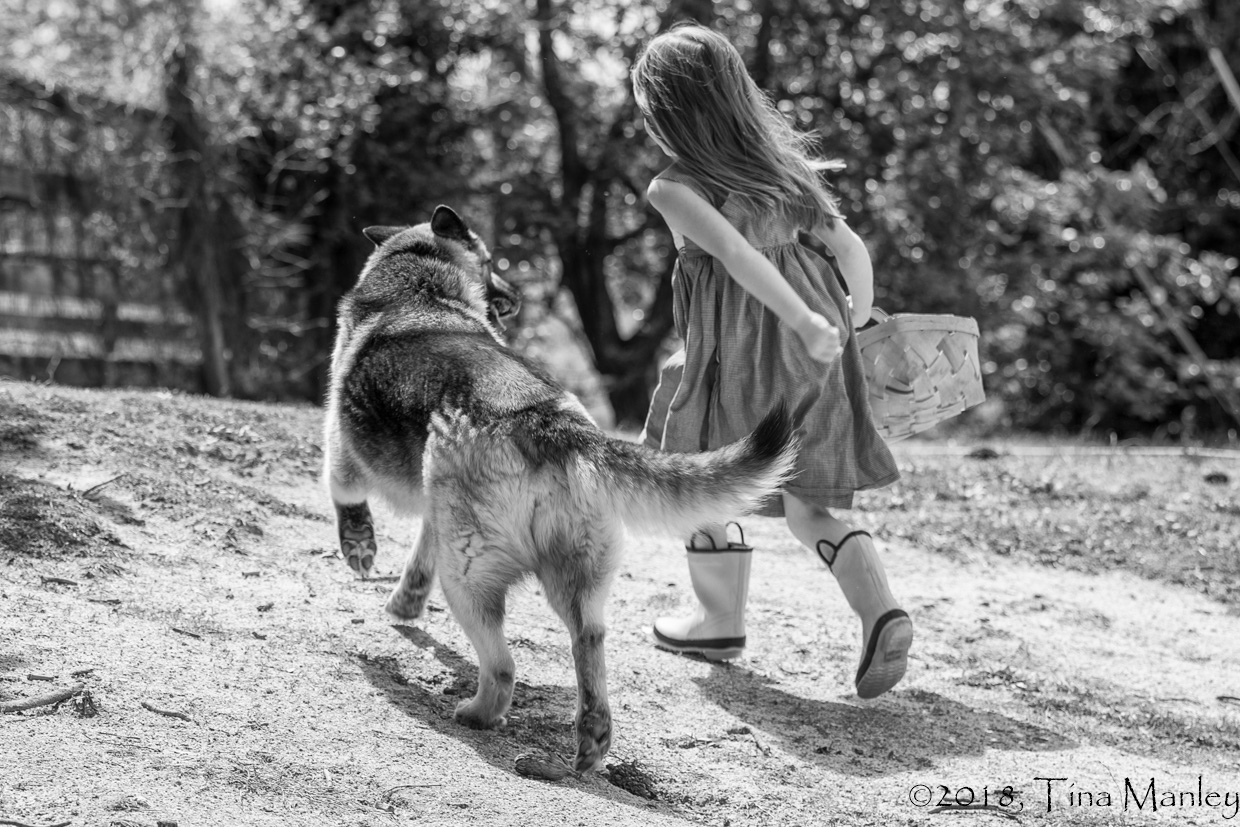 Egg Hunt in B&W