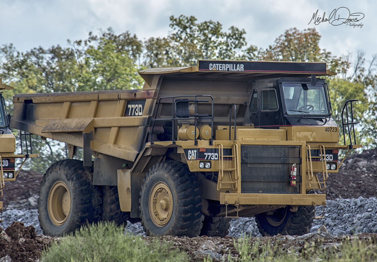 Jones Brothers Construction Caterpillar 773D Rear Dump