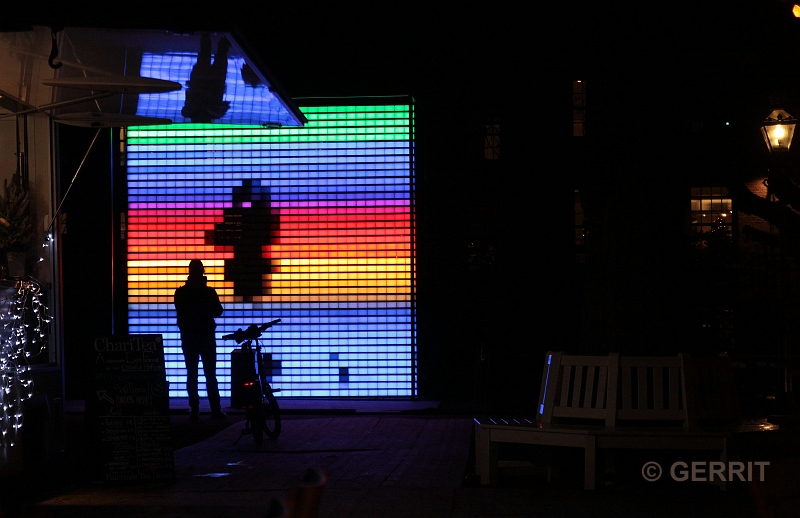Amsterdam Light Festival. Felipe Prado: Picto Sender Machine
