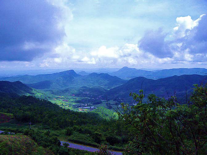 View toward Laos