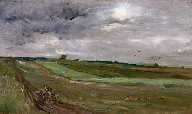 c. 1877 - Landscape with plough, Auvers, France