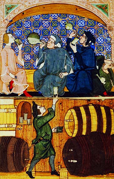 c. 1330 - Drinking in Britain