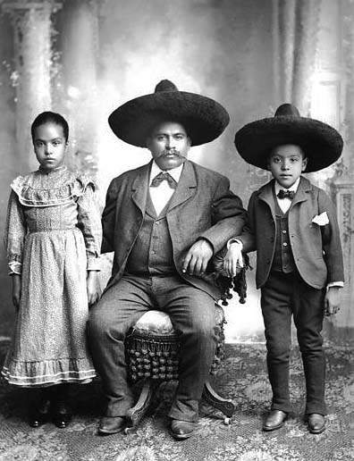 c. 1910 - Family of three