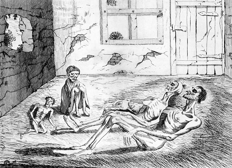 1769 - Four found starved to death, Datchworth, Hertfordshire