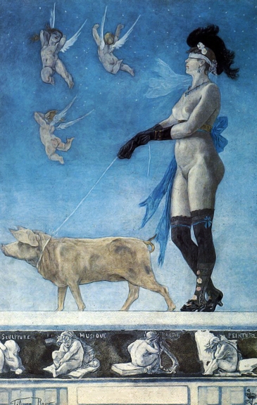 1878 - The Lady with the Pig