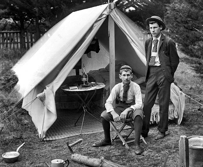 c. 1905 - Camping