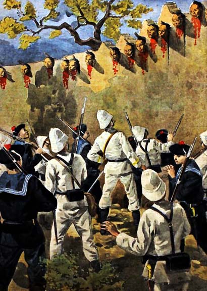 1901 - Executed heads of Boxer rebels