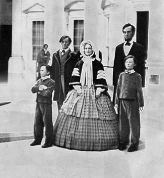 1861 - Abraham Lincoln and family