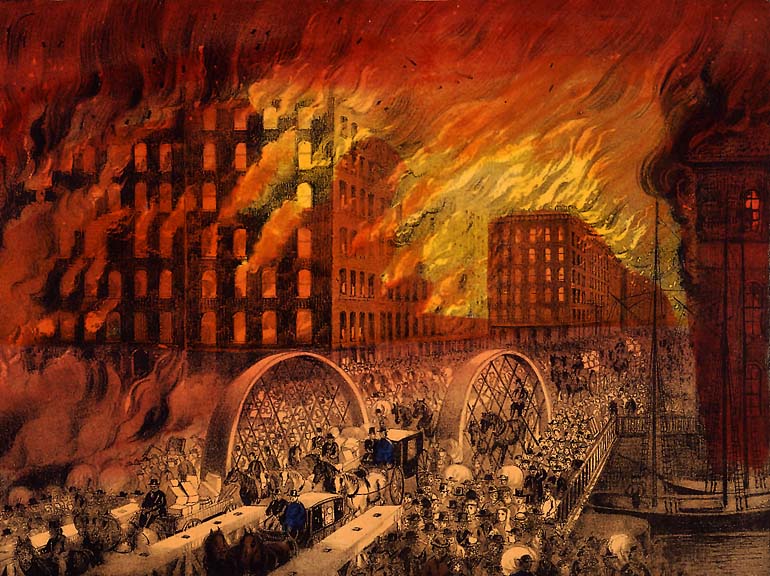 1871 - Chicago in Flames 