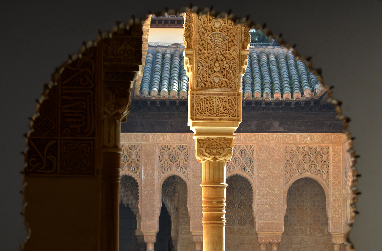 Column - Courtyard of the Lions