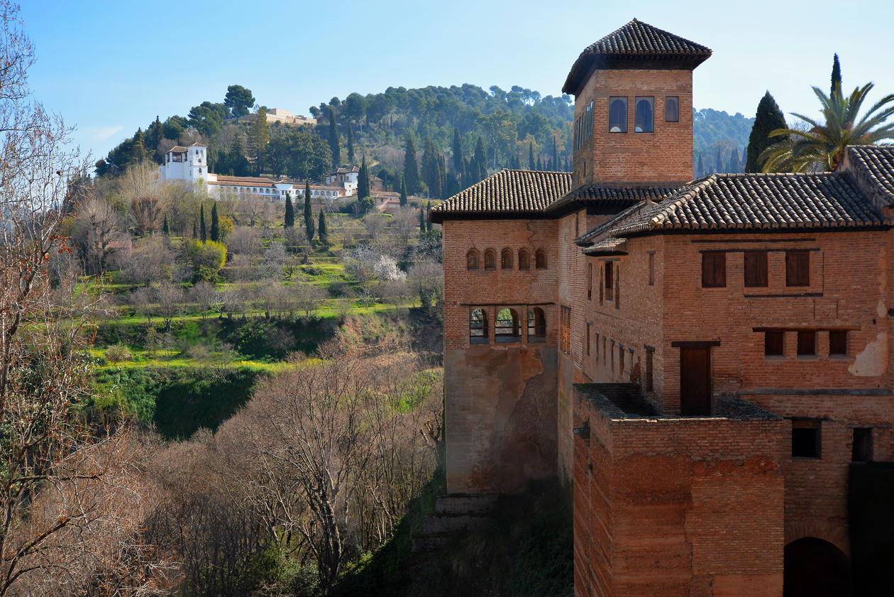 Alhambra and Generalife at the background
