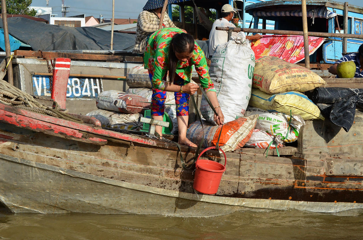 Cai Rang Floating market - Can Tho, Mekong Delta